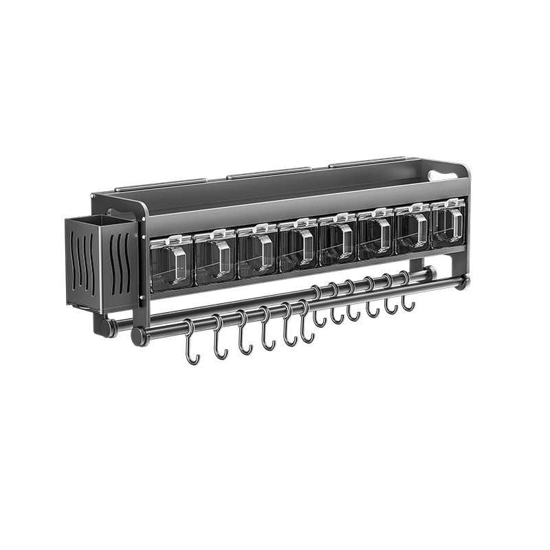 MIKEE Multifunctional Punch-free Wall-mounted Kitchen Seasoning Rack