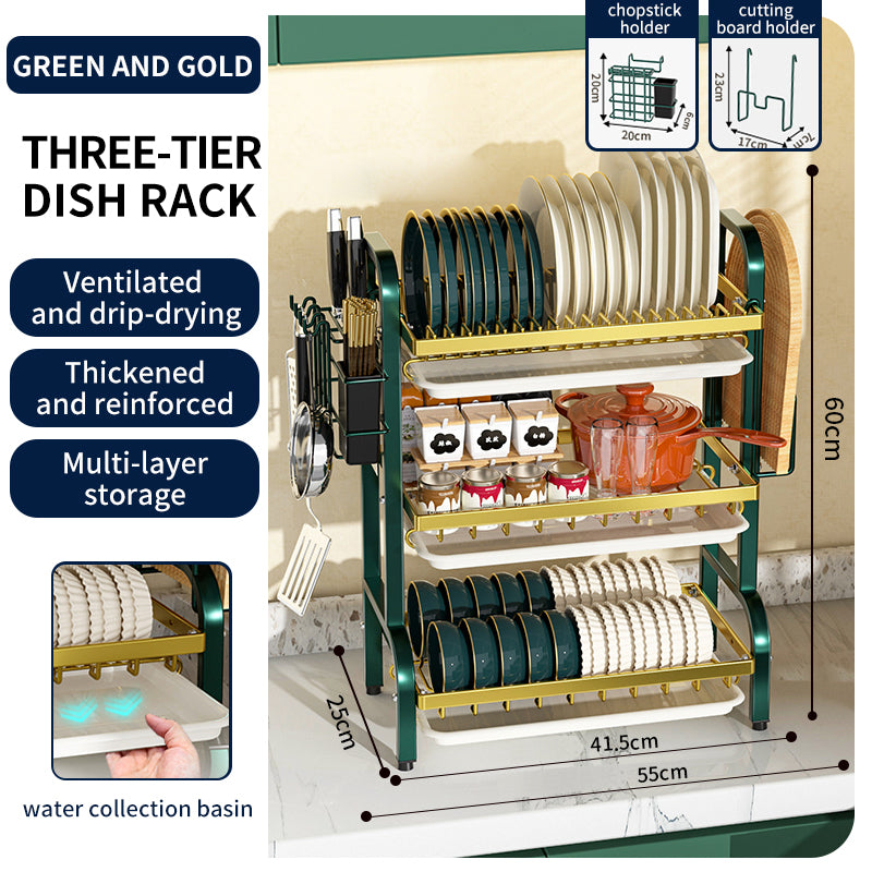 Mikee Multi-function Large Capacity Bowl Rack
