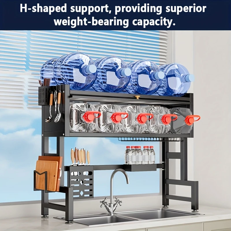MIKEE thickened material with strong load-bearing capacity kitchen sink rack